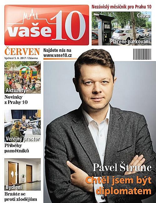 obálka časopisu 'Naše 10' červen 2017